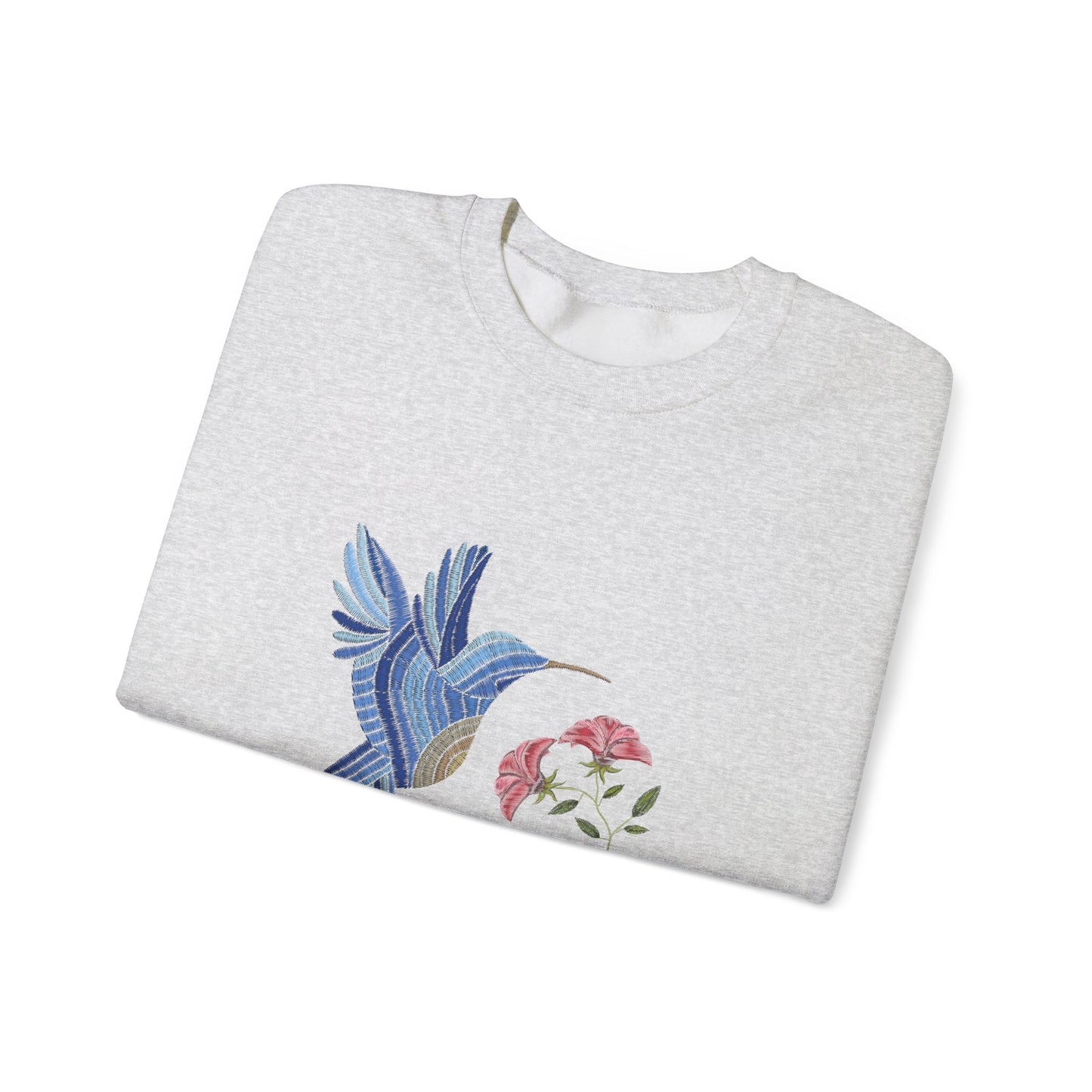 Embroidered Blue Bird ladies Sweatshirt