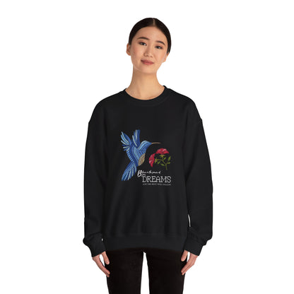 Embroidered Blue Bird ladies Sweatshirt