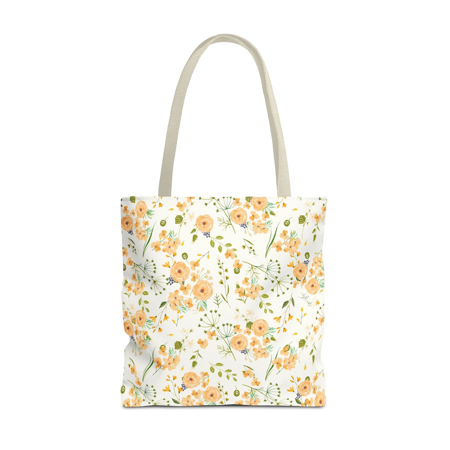 Yellow floral ladies Tote Bag