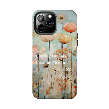 Chasing dreams floral Phone Case