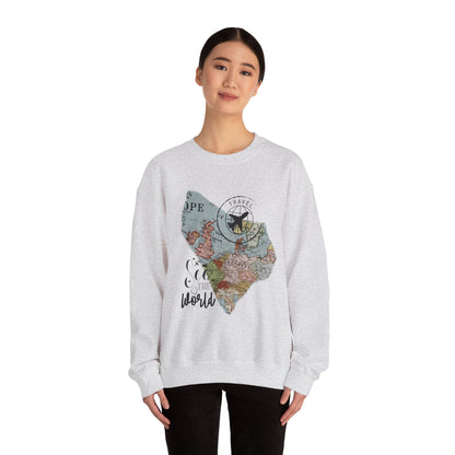 World Map Travel Sweatshirt