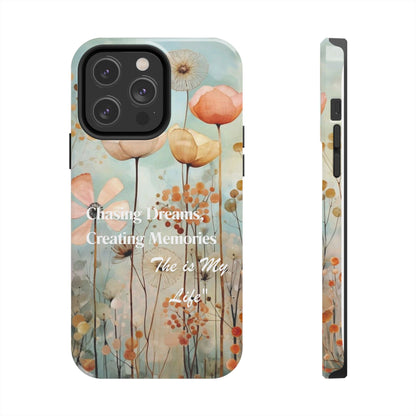 Chasing dreams floral Phone Case