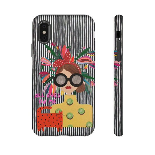 All eyes on me girls phone case