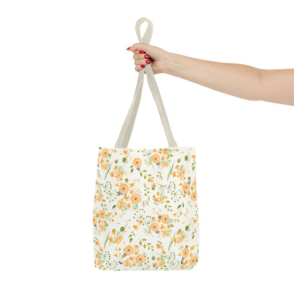 Yellow floral ladies Tote Bag