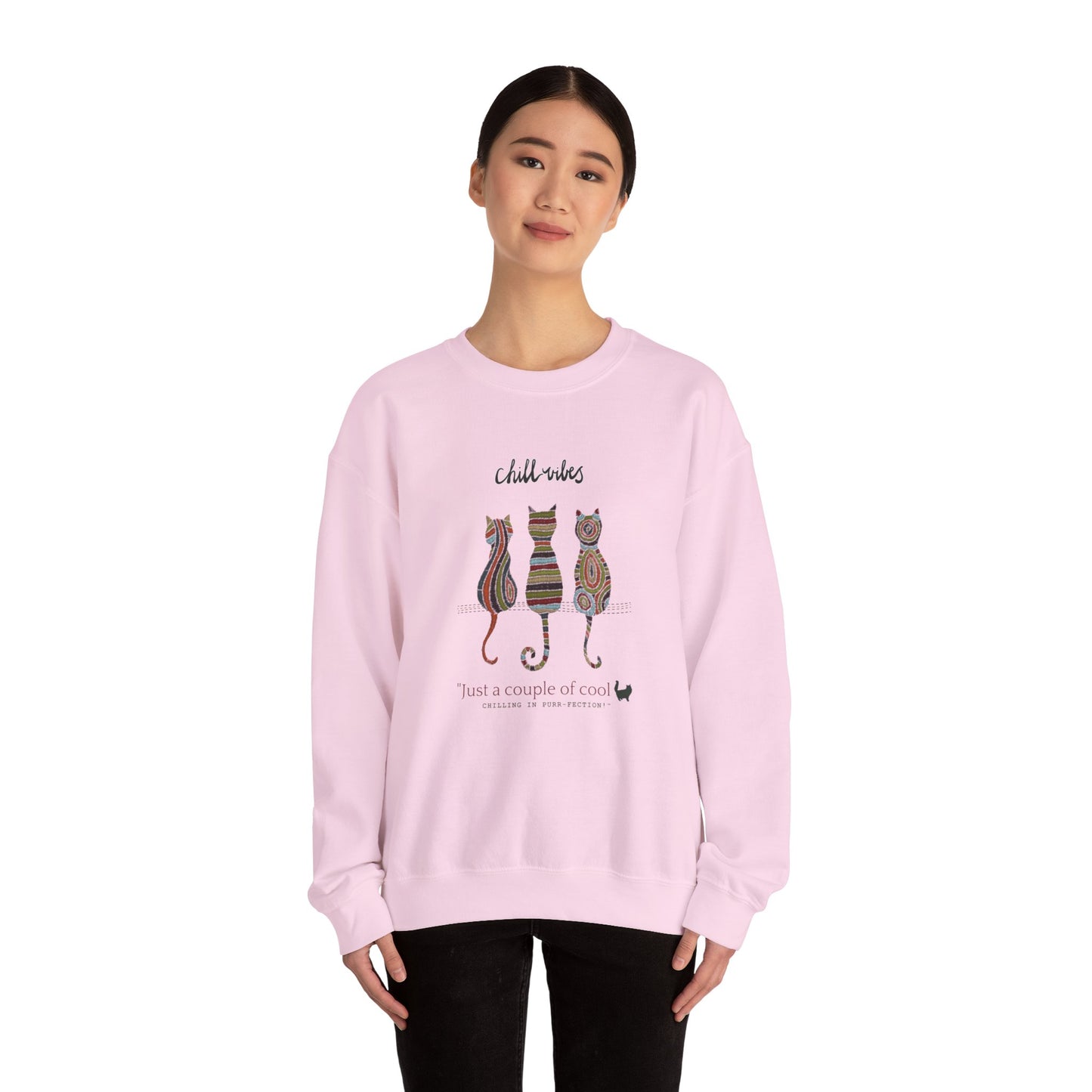 Chilling Cool Cats Sweatshirt