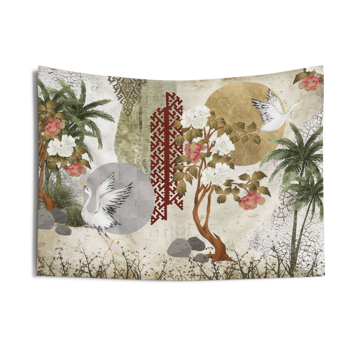 Chinese inspired Indoor Wall Tapestry