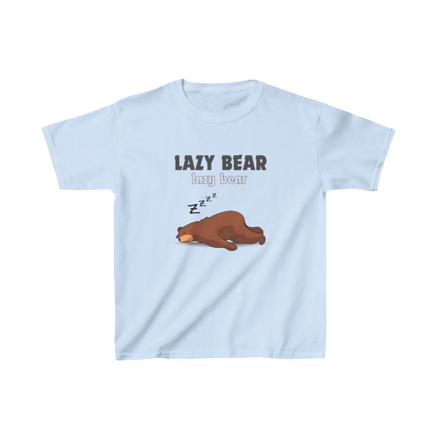 Bear Kids Tee - Lazy Bear Design