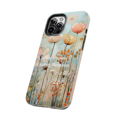 Chasing dreams floral Phone Case