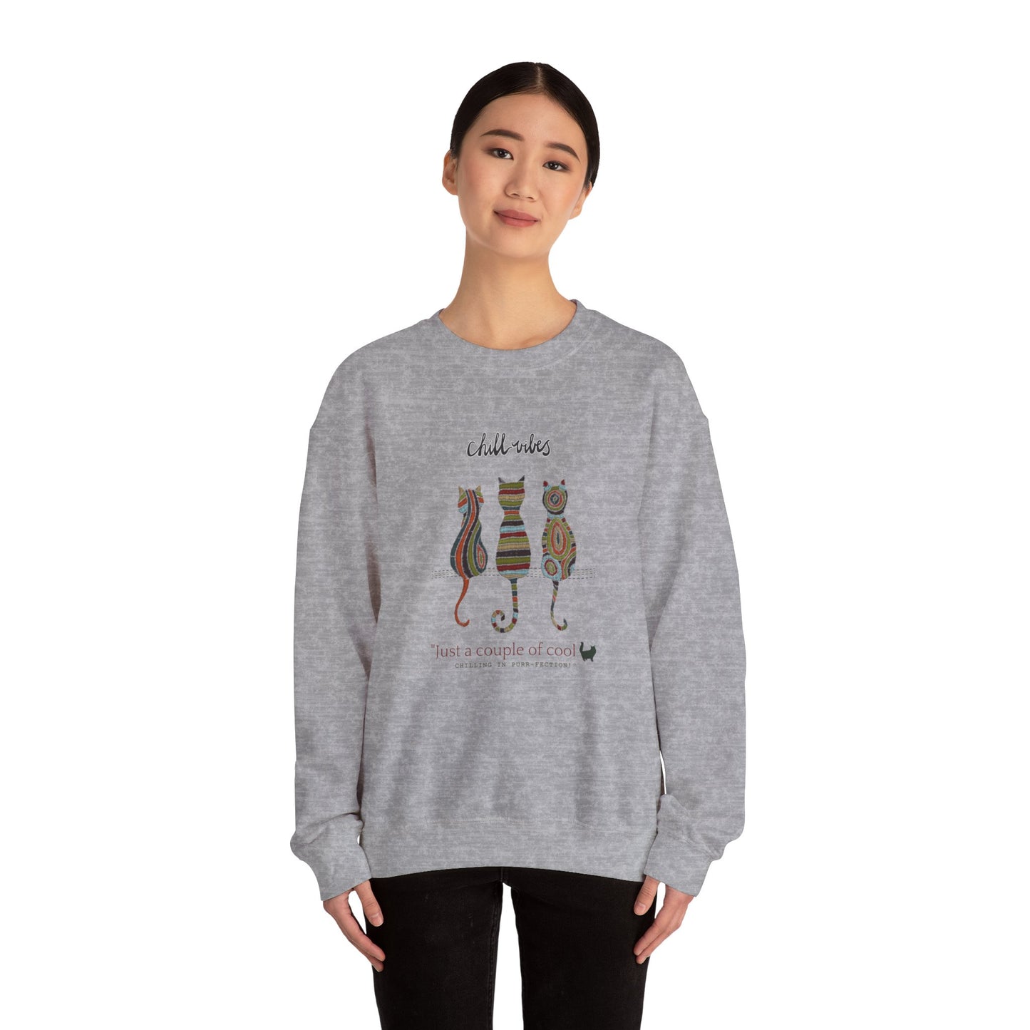 Chilling Cool Cats Sweatshirt