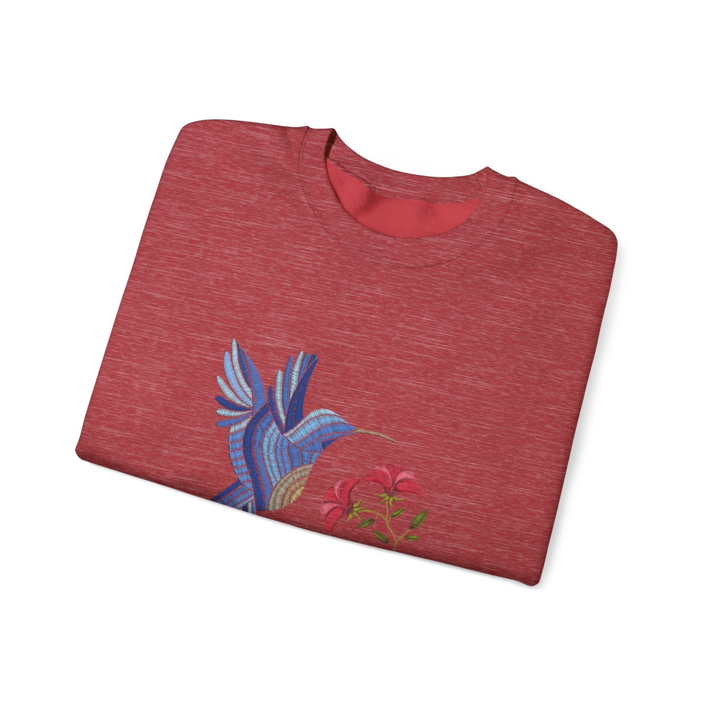 Embroidered Blue Bird ladies Sweatshirt