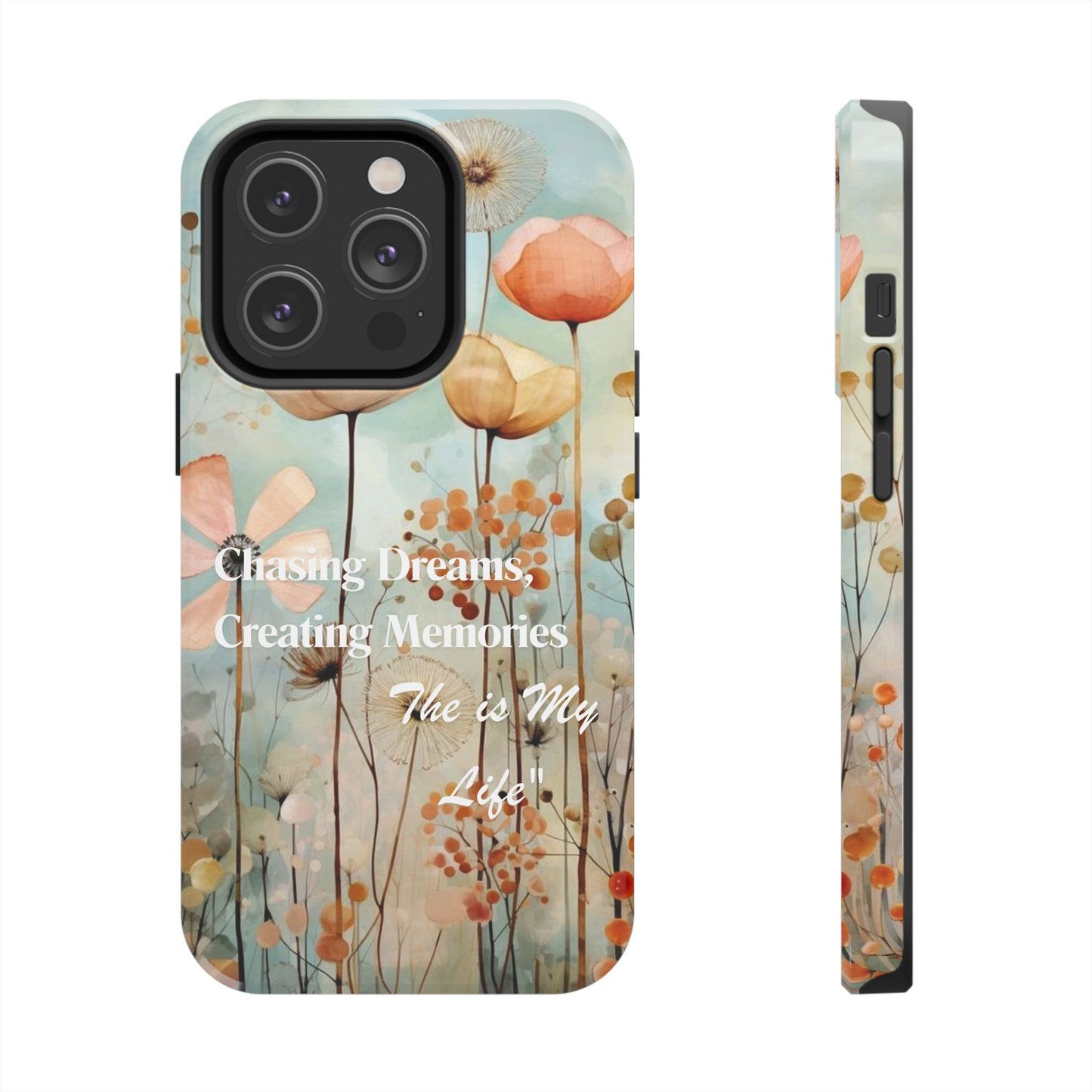 Chasing dreams floral Phone Case