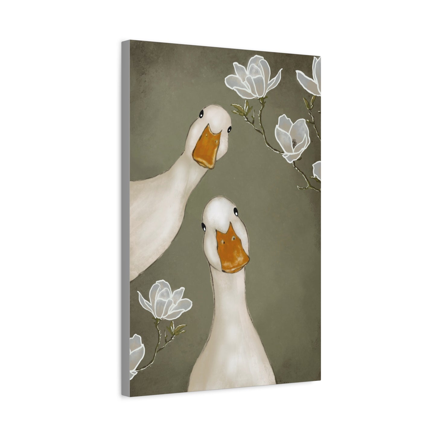 Charming Goose Canvas Wall Art