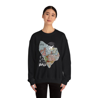 World Map Travel Sweatshirt