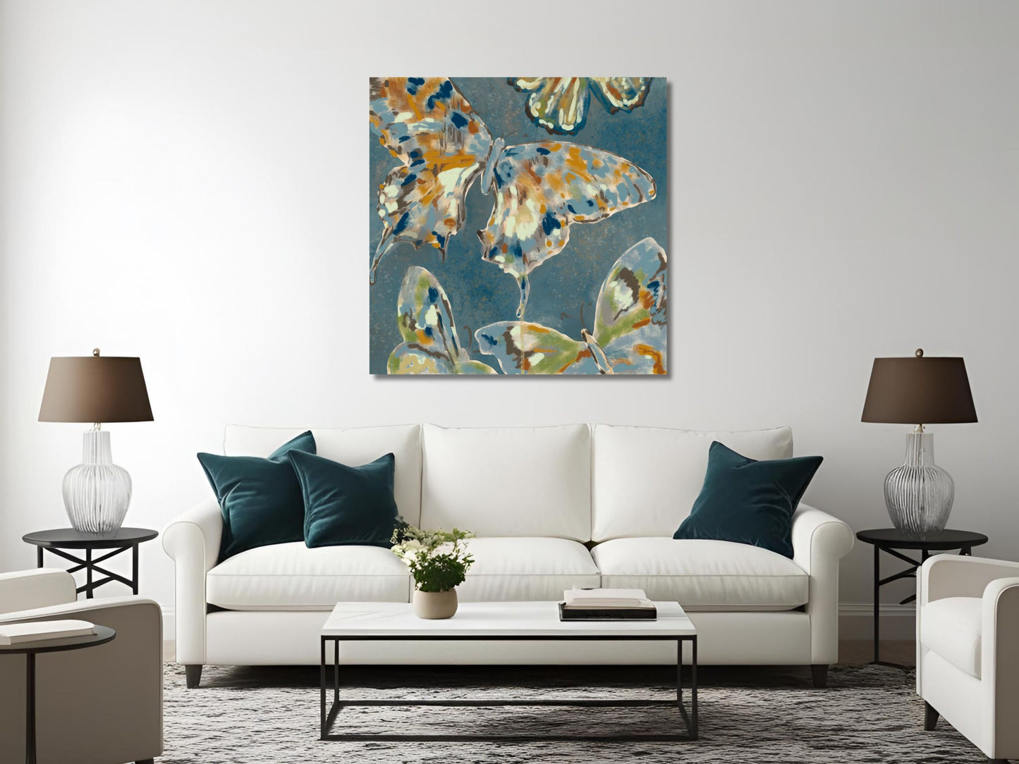 Vibrant Butterfly Canvas Art - Stretched Wall Decor