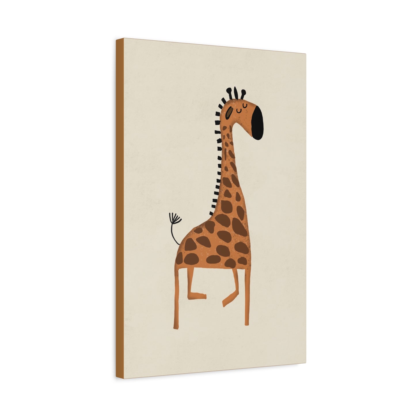 Whimsical Giraffe Canvas Art - Playful Nursery Decor