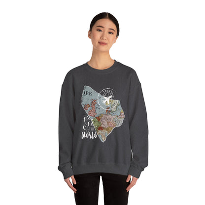 World Map Travel Sweatshirt