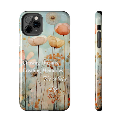 Chasing dreams floral Phone Case