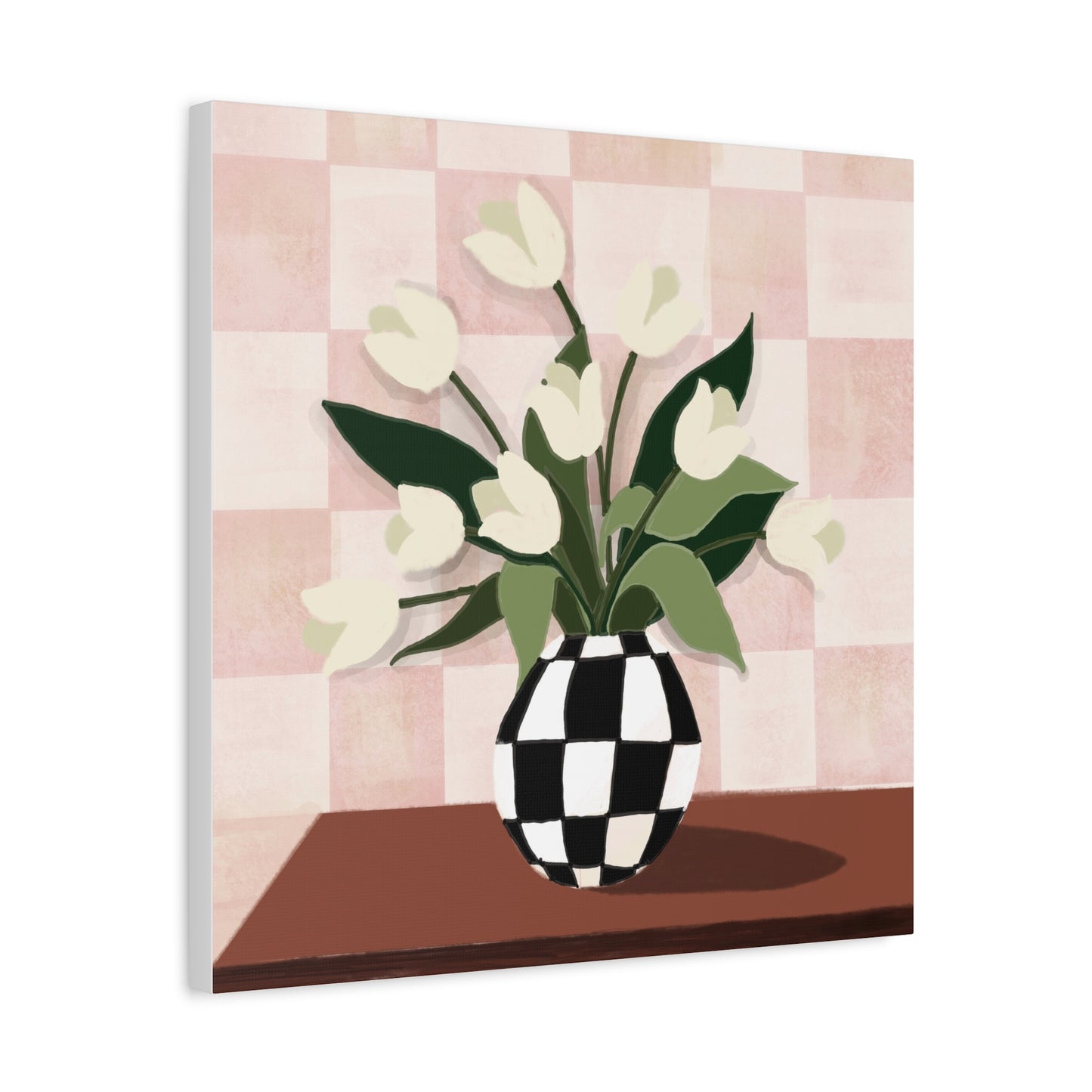 Modern Floral Art Canvas - Elegant Home Decor