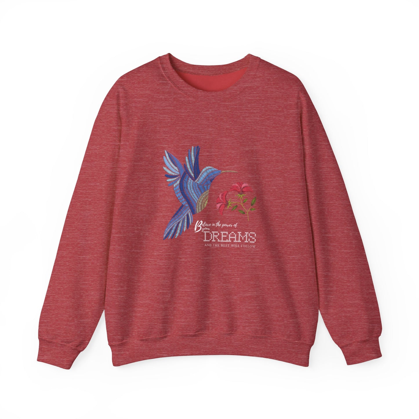 Embroidered Blue Bird ladies Sweatshirt