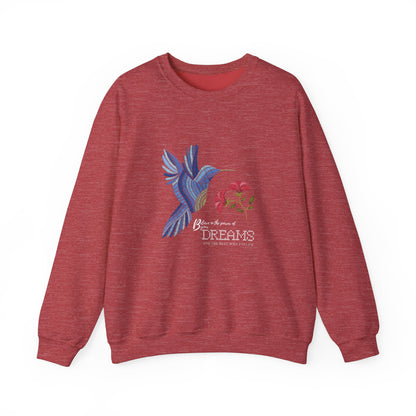 Embroidered Blue Bird ladies Sweatshirt