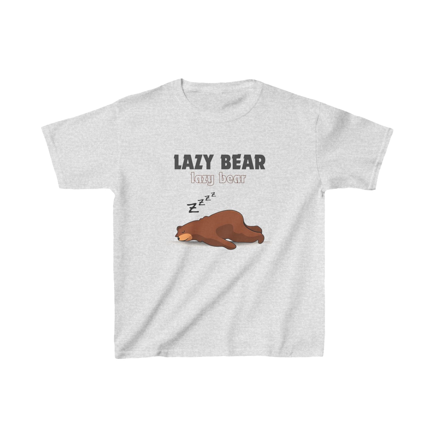 Bear Kids Tee - Lazy Bear Design