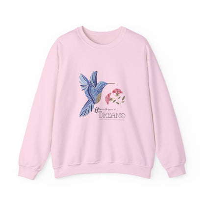 Embroidered Blue Bird ladies Sweatshirt