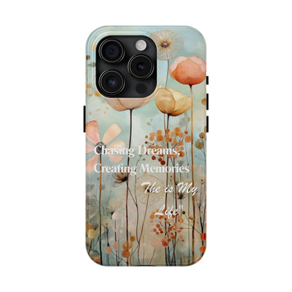 Chasing dreams floral Phone Case