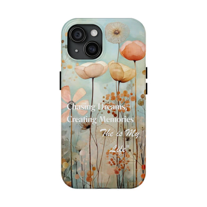 Chasing dreams floral Phone Case