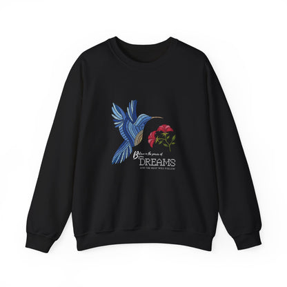 Embroidered Blue Bird ladies Sweatshirt