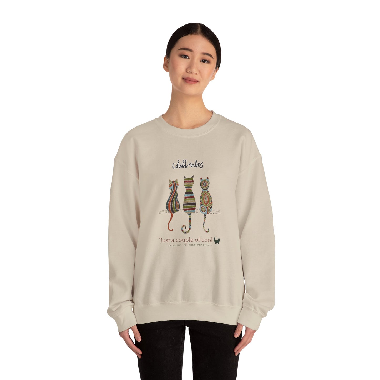 Chilling Cool Cats Sweatshirt