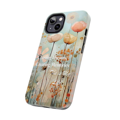 Chasing dreams floral Phone Case