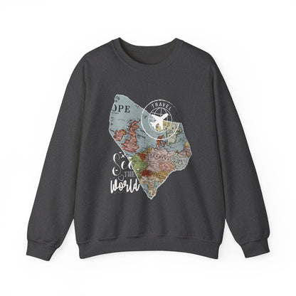 World Map Travel Sweatshirt