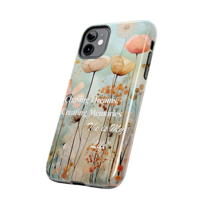 Chasing dreams floral Phone Case