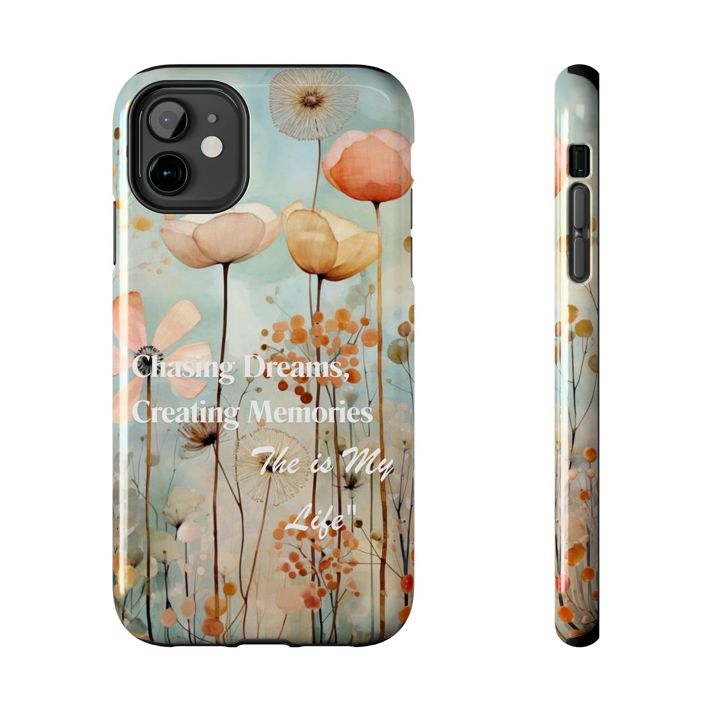 Chasing dreams floral Phone Case