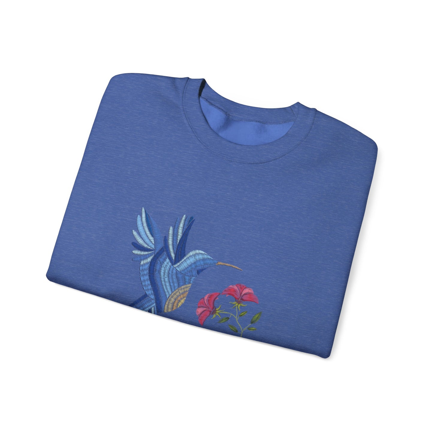 Embroidered Blue Bird ladies Sweatshirt