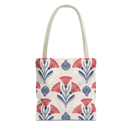 Moroccan red & blue ladies Tote