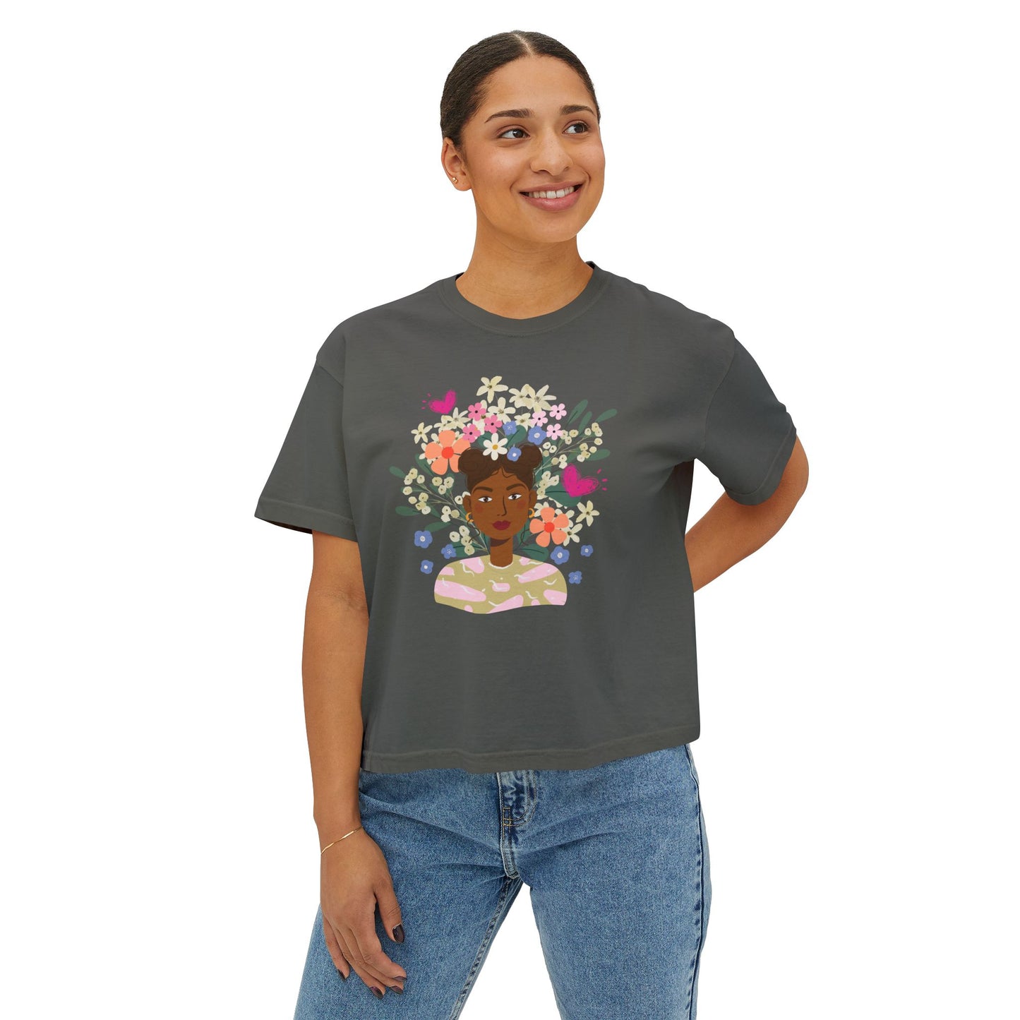 Floral girl T-shirt