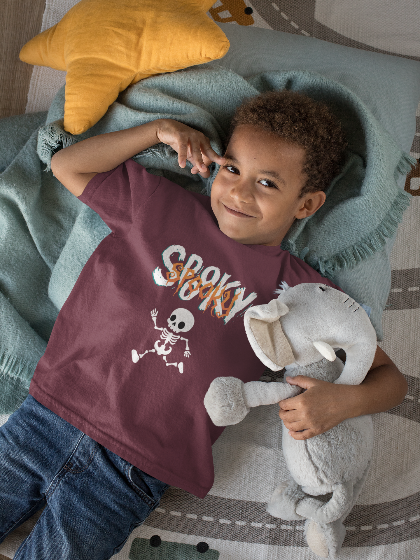 Spooky Halloween kids T shirt